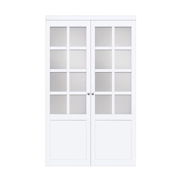 Renin Renin 48 in. x 80 1/2 in. Provincial 8-Lite Design Pivot Door PV3340PWFGE048080 - main